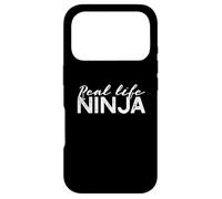 REAL LIFE NINJA Warrior Athlete Training Meme Case for iPhone 17 Pro