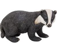 Real Life Woodland Badger | Highly Detailed Frost Resistant Resin Home or Garden Decoration | XRL-BADG-D