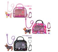 Real Littles - 3 Collectible Micro Puppy Carriers With 3 Micro Puppies And 15 Micro Working Surprises Inside!