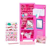 REAL LITTLES Hello Kitty® Micro Locker with Over 15 Tiny Surprises Inside! Customize and Decorate Your Locker and Discover Real Working Hello Kitty® Micro Stationery