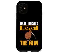 Real Locals Respect The Kiwi New Zealand Bird Case for iPhone 11