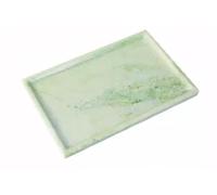 Real Luxurious Natural Marble Vanity Tray Genuine Marble Storage Tray for Home Decor Stone Tray for Bathroom/Kitchen/Vanity/Dresser,Plate Holder for Tissues, Candles, Towel