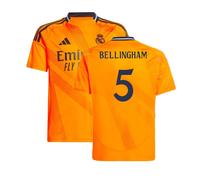 Real Madrid 2024/25 Away Shirt - Jude Bellingham in Orange | Size: Large Real Madrid Orange L