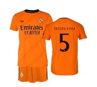 Real Madrid - 24/25 Away Shirt and Pants Set, Bellingham, Children 6 Years, Replica Officially Licensed, white, 6 Years