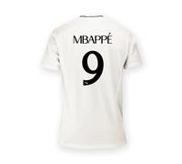 Real Madrid Home Shirt, Kit Season 24/25, Mbappé, XXL, Replica Jersey with Official License