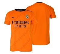 Real Madrid 24/25 Season Away Shirt Orange Adult Replica Official Licensed