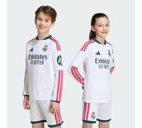 Real Madrid adidas Home Shirt 2026-27 - Long Sleeve - Kids
