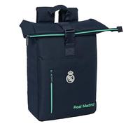 Real Madrid 2nd Team 25/26 - Backpack with Flap for 15.6 Inch Laptop, Ideal for Different Ages, Comfortable and Versatile, Quality and Resistance, 28 x 13 x 42 cm