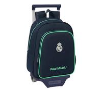 Real Madrid 2nd Team 25/26 - Children's Backpack with Trolley Safta 705, Ideal for Children of Different Ages, Comfortable and Versatile, Quality and Resistance, 27 x 10 x 33 cm
