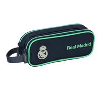 Real Madrid 2nd Team 25/26 - Double Child's Pencil Case, Children's Pencil Case, Ideal for School Age Children, Comfortable and Versatile, Quality and Resistance, 21 x 6 x 8 cm