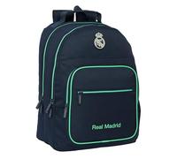 Real Madrid 2nd Team 25/26 - Safta School Backpack, Ideal for Children of Different Ages, Comfortable and Versatile, Quality and Resistance, 32 x 16 x 42 cm