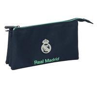 Real Madrid 2nd Team 25/26 Triple Pencil Case for Children Ideal for School Ages Comfortable and Versatile Quality and Resilience 22 x 3 x 12 cm