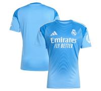 Real Madrid adidas Football Goalkeeper Shirt Jersey Men's 2025-26 Blue