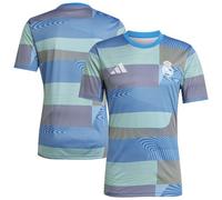adidas Real Madrid Pre Match Shirt 2025 2026 Adults L Blue