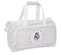 Real Madrid Beach Bag, Backpack, Ideal for Children of Different Ages, Comfortable and Versatile, Quality and Resistance, 47 x 27 x 26 cm