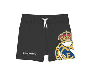 Real Madrid Black Long Boxer Shorts - 6 Years | Male Cerdà