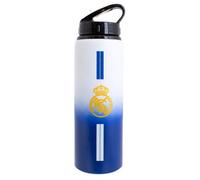 Real Madrid Cf Aluminium Water Bottle White/blue/gold (26Cm X 7Cm)