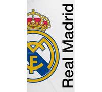 Real Madrid CF Crest Beach Towel in Off-White Real Madrid CF Off-White