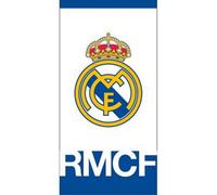 Real Madrid Cf Crest Beach Towel White (One Size)