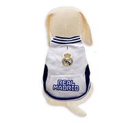 REAL MADRID CF Dog Sweatshirt, Size M, Official Product (CyP Brands)