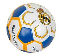 Real Madrid CF Official 4 Inch Mini Soft Football (Mini) (White/Blue/Gold)