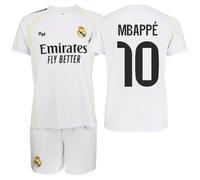 Real Madrid Children's Home Kit 25-26 - Official Mbappe Replica 8 Years