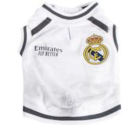 Real Madrid Dog T-Shirt - Official Pet Clothing, Soft, Lightweight and Breathable, Comfortable Fit, Ideal for Small, Medium and Large Dogs