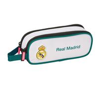 Real Madrid EQUIPACIÓN 26/27 - Children's Double Pencil Case, Children's Pencil Case, Ideal for School Age Children, Comfortable and Versatile, Quality and Resistance, 21 x 6 x 8 cm