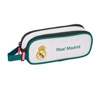 Real Madrid EQUIPACIÓN 26/27 - Children's Double Pencil Case, Children's Pencil Case, Ideal for School Age Children, Comfortable and Versatile, Quality and Resistance, 21 x 6 x 8 cm
