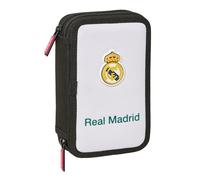 Real Madrid EQUIPACIÓN 26/27 - Children's School Pencil Case, Pencil Case with Colours, with 29 Tools Included, Ideal for Children from 5 to 14 Years, Comfortable and Versatile, Quality and Resistance