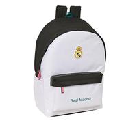 REAL MADRID EQUIPACIÓN 26/27 - Laptop Backpack 15.6 Inches and USB, Ideal for Young People of Different Ages, Recycled Fabric, Comfortable and Versatile, Quality and Resistance, 31 x 18 x 44 cm