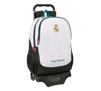 Real Madrid EQUIPACIÓN 26/27 - School Backpack with Trolley, Ideal for Children of Different Ages, Comfortable and Versatile, Quality and Resistance, 33 x 15 x 43 cm