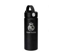 REAL MADRID EQUIPACIÓN 26/27 - Thermal Water Bottle for Children, BPA-Free, with Straw, Double Layer Construction, Comfortable and Lightweight, 600 ml