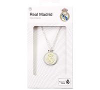REAL MADRID FC SILVER TONE CREST PENDANT & CHAIN