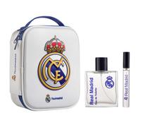 Real Madrid Fragrance Gift Set for Men - Zip Case, EDT 100ml & Perfume Pen 10ml