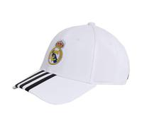 Real Madrid Home Baseball Cap White Black