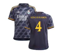 Real Madrid Junior 2023 - 2024 Away Shirt - Sergio Ramos 4 in Navy | Size: 15-16 Years Real Madrid Navy 15-16 Years