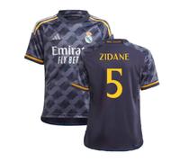 Real Madrid Junior 2023 - 2024 Away Shirt - Zidane 5 in Navy | Size: 15-16 Years Real Madrid Navy 15-16 Years