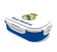 Real Madrid kids' lunch box + cutlery Blanc 21x14x6 cm