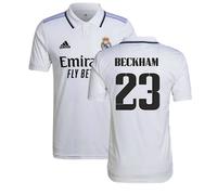 Real Madrid Men's Mens 2022 - 2023 Home Shirt - Beckham 23 in White | Size: 2XL Real Madrid White 2XL