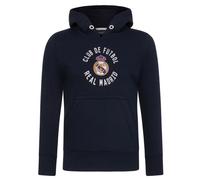 Real Madrid Official Football Gift Boys Graphic Fleece Hoody Navy 6 Years