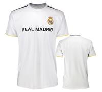 REAL MADRID Official Football Jersey, Football Shirts, Football Stuff for Adult, Boys and Children 2025/26 Season, White, L