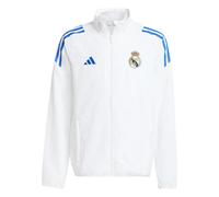 Real Madrid Pre-Match Tracksuit Jacket for Kids EU 2025/26 Blanc 13/14 ans