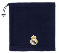 Real Madrid Real Fleece Neck Warmer - Official Collection Men's Adjustable Size, Blue, One Size