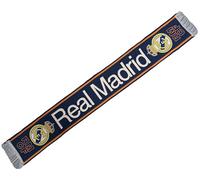 REAL MADRID Real Scarf - Official Collection Liga Football - Size 140 cm, Blue, 140 cm