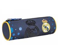 Real Madrid Real School Pencil Case - Official Collection, Multicolored, 7 x 21 x 7 cm, School Pencil Case
