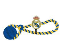 Real Madrid Rope Dog Toy in Official Colours of Real Madrid - Durable Real Madrid Dog Rope for Chewing and Playing, for Fun, Training and Dental Health in One Product