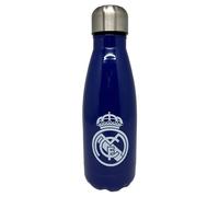 CYP Brands Real Madrid Steel Water Bottle, Water Bottle, Water Bottle, Airtight Closure, 550 ml, Blue Official Product