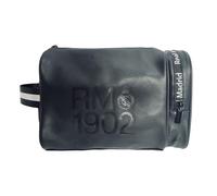 Real Madrid Toiletry Bag - Large Capacity, 100% Polyurethane, Zip Closure - Blue