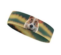 Real Maji Dog Running Headbands for Women & Men Sports Headband, Fits All Head Sizes, Ultra Absorbent & Non-Slip Sweatband for Running, Yoga, Gym